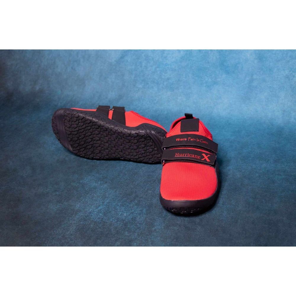 Size‎ 9 Hurricane X Men's Gym/Boxer Weighlifting Performance Comfort  Red Shoes - Picture 4 of 16